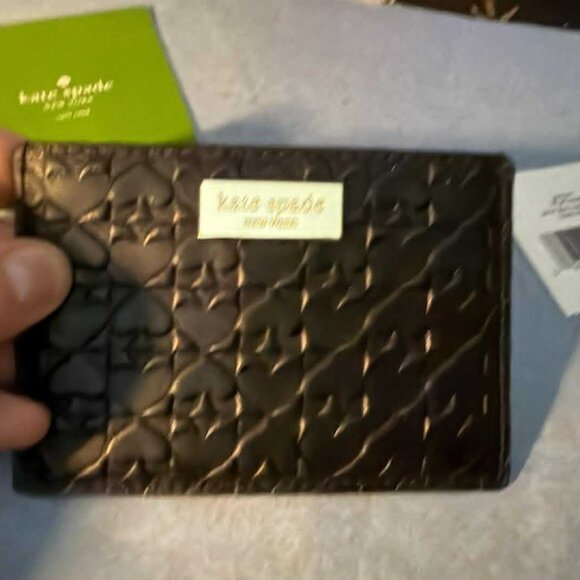 Brand new Kate Spade card holder Penn Place Embossed Graham  - NEW W/tag - Picture 4 of 5